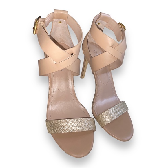 Charles by Charles David Nude heels sz 9M